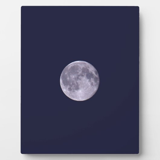 Blue Moon Fotoplatte (Vorderseite)
