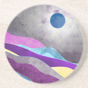 Blue Moon Getränkeuntersetzer