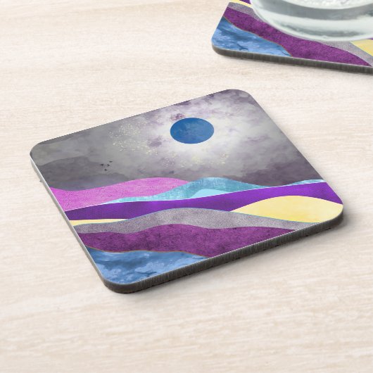 Blue Moon Getränkeuntersetzer (Linke Seite)