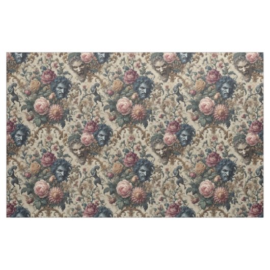 Blue Moon Grimoire - Gothic Statement Tile Stoff (Fat Quarter (45,7 x 55,9 cm))