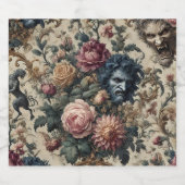 Blue Moon Grimoire – Gothic Victorian Bierflaschenetikett (Einzelnes Label)