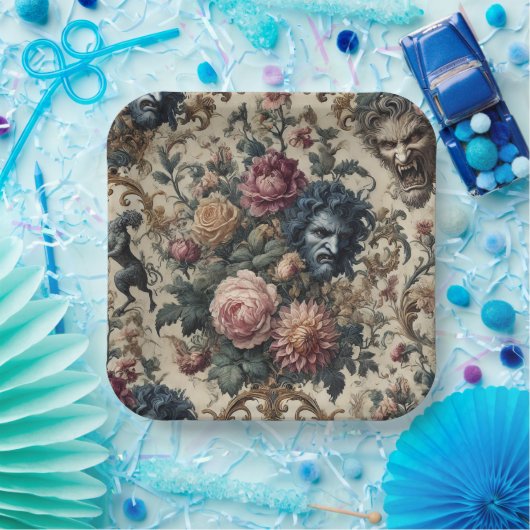 Blue Moon Grimoire – Gothic Victorian Pappteller (Party)