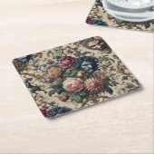 Blue Moon Grimoire – Gothic Victorian Rechteckiger Pappuntersetzer (angewinkelt)