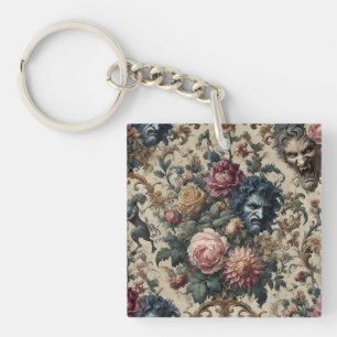 Blue Moon Grimoire - Gothic Viktorianisch Schlüsselanhänger