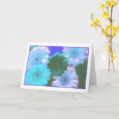 Blue Moon Grußkarte Karte (Gelbe Blume)