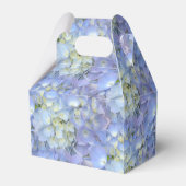 Blue Moon Hydrangea Floral Wedding Vielen Dank Geschenkschachtel (Rückseite)