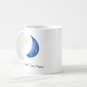 Blue Moon Individualisierbare Kaffeemaschine Tasse (Vorderseite Links)