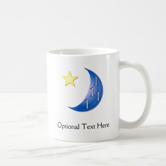 Blue Moon Individualisierbare Kaffeemaschine Tasse (Rechts)