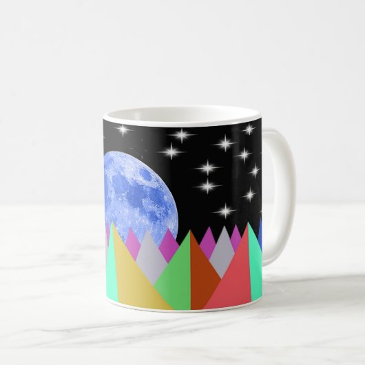 Blue Moon Kaffeetasse (VorderseiteRechts)