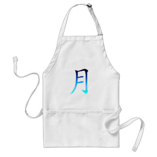 Blue Moon Kanji Schürze