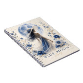 Blue Moon Lady Light Version Premium Notizbuch Notizblock (Rechte Seite)