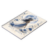Blue Moon Lady Light Version Premium Notizbuch Notizblock (Linke Seite)