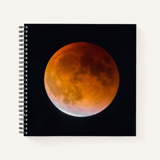 Blue Moon Lunar Eclipse | Washingtoner Staat Notizblock (Vorderseite)