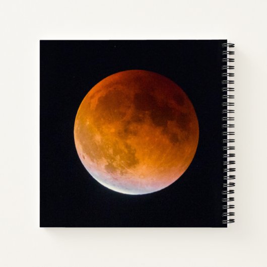 Blue Moon Lunar Eclipse | Washingtoner Staat Notizblock (Rückseite)
