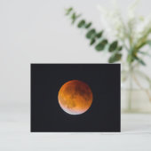 Blue Moon Lunar Eclipse | Washingtoner Staat Postkarte (Stehend Vorderseite)
