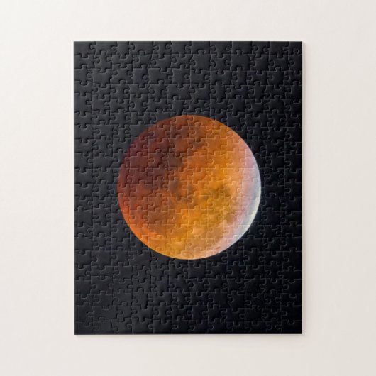 Blue Moon Lunar Eclipse | Washingtoner Staat Puzzle (Vertikal)