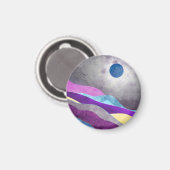 Blue Moon Magnet (Vorderseite/Rückseite)