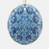 Blue Moon Mandala Keramik Ornament (Links)