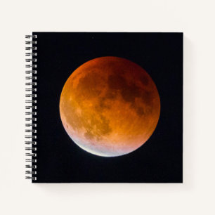 Blue Moon Mondfinsternis Washington State Notizblock