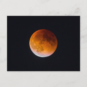 Blue Moon Mondfinsternis Washington State Postkarte