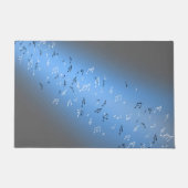 Blue Moon Musical Notes Fußmatte (Vorderseite)