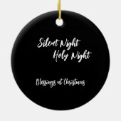 Blue Moon Nativity Keramik Ornament (Hinten)