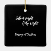 Blue Moon Nativity Keramikornament (Rückseite)