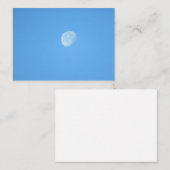 Blue Moon Note Card Mitteilungskarte (Vorne/Hinten)