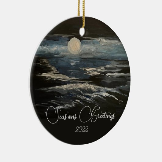 Blue Moon Ornament (Rechts)