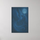 Blue Moon Phoenix · Fine Art Canvas Print Leinwanddruck (Vorderseite)