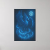 Blue Moon Phoenix · Fine Art Canvas Print Leinwanddruck (Vorderseite)
