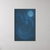 Blue Moon Phoenix · Fine Art Canvas Print Leinwanddruck (Vorderseite)