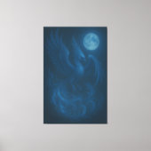 Blue Moon Phoenix · Fine Art Canvas Print Leinwanddruck (Vorderseite)