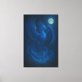 Blue Moon Phoenix · Fine Art Canvas Print Leinwanddruck (Vorderseite)
