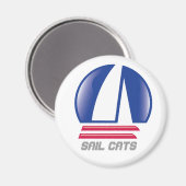 Blue Moon_Pontoon Racing_SAIL CATS Magnet (Vorderseite/Rückseite)