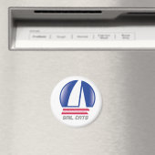Blue Moon_Pontoon Racing_SAIL CATS Magnet (In Situ (Geschirrspüler))