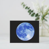 Blue Moon Postcard Postkarte (Stehend Vorderseite)