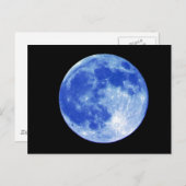 Blue Moon Postcard Postkarte (Vorne/Hinten)