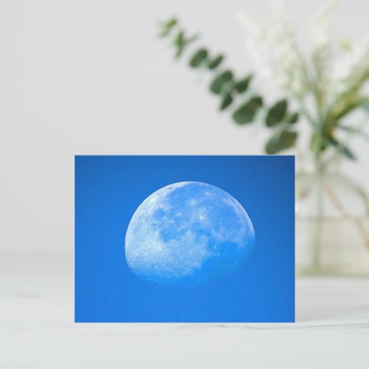 Blue Moon Postcard Postkarte (Stehend Vorderseite)
