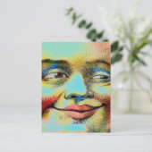 Blue Moon Postcard Postkarte (Stehend Vorderseite)