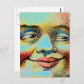 Blue Moon Postcard Postkarte (Vorne/Hinten)
