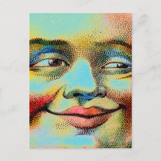 Blue Moon Postcard Postkarte (Vorderseite)