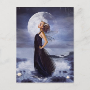 Blue Moon Postcard Postkarte