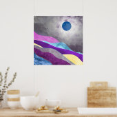 Blue Moon Poster (Küche)