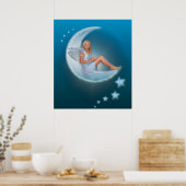 Blue Moon Poster (Küche)