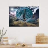 Blue Moon Poster (Küche)