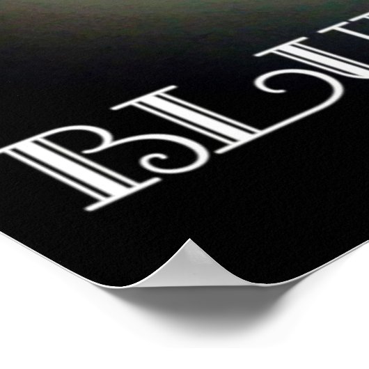 Blue Moon Poster (Ecke)