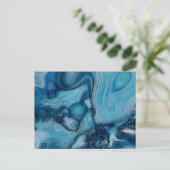 Blue Moon Postkarte (Stehend Vorderseite)