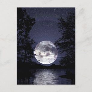 Blue Moon Postkarte