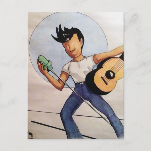 Blue Moon Postkarte (Vorderseite)